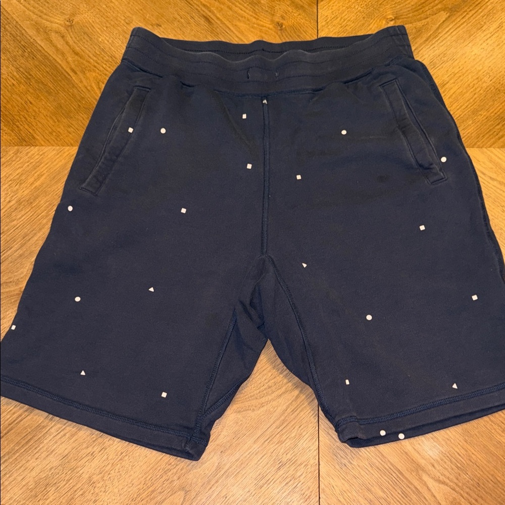 Nike sb blue Athletic Shorts with White Accents